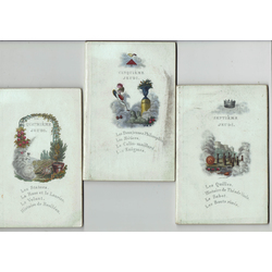 Books in French with engravings (3 pcs.)