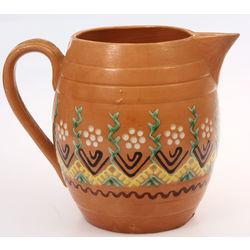 Ceramic jug with painting