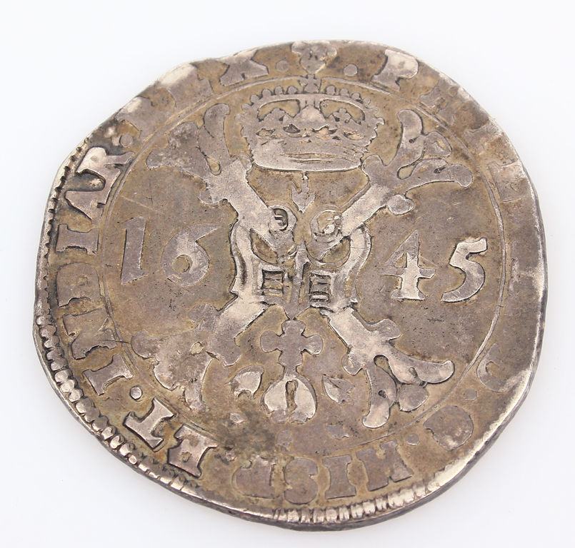 Серебряная монета  1645