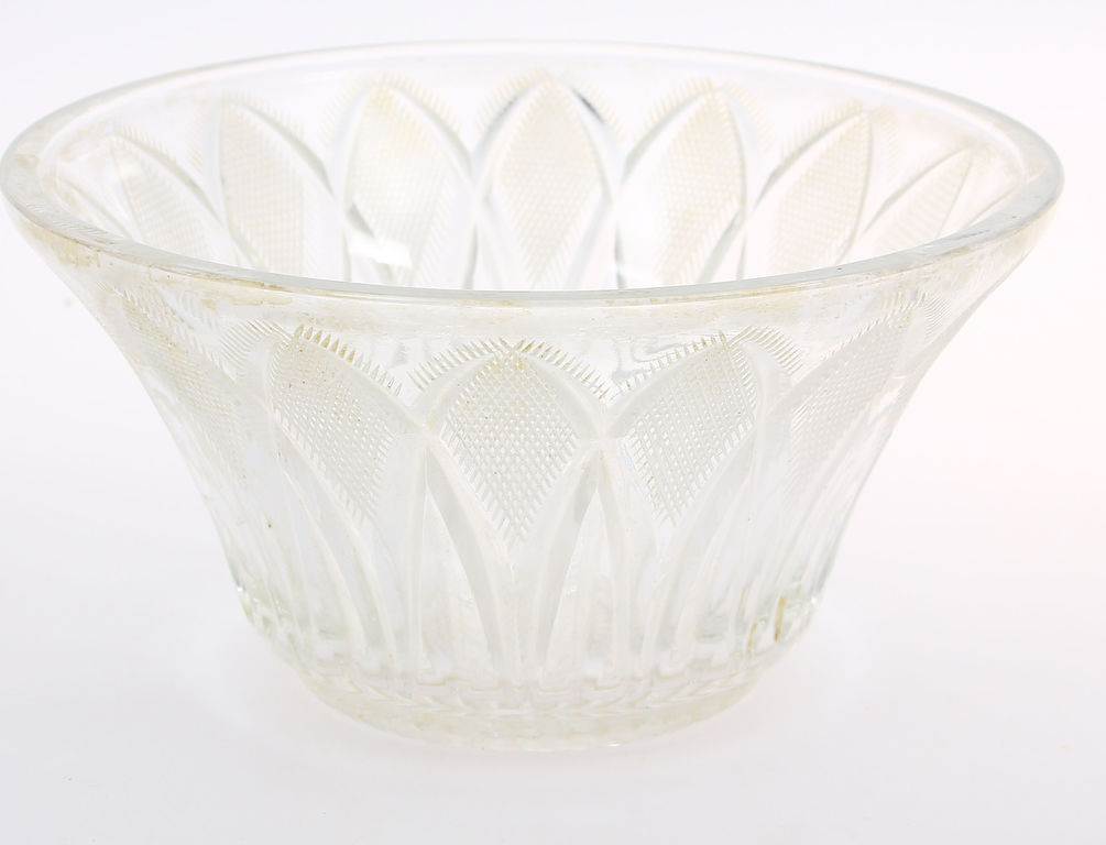 Glass fruit bowl (Olympic Games-themed)