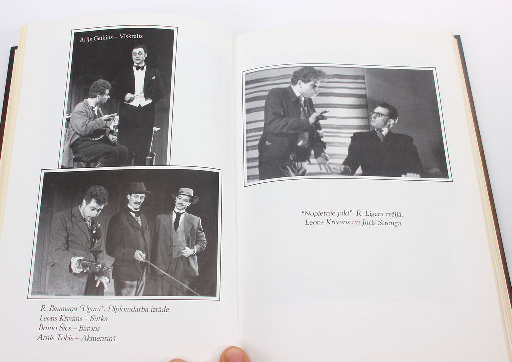 Savu lomu advokāts(grāmata par Leonu Krivānu), ar aktiera autogrāfu