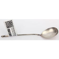 Silver spoon with gilding