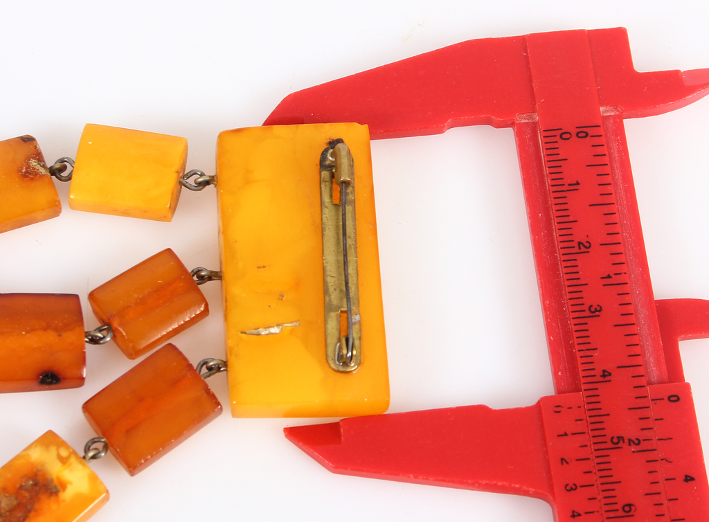 100% Natural Baltic amber brooch