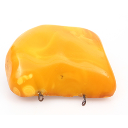 100% Natural Baltic amber brooch