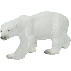 Фарфоровая фигура  "Белый медведь"