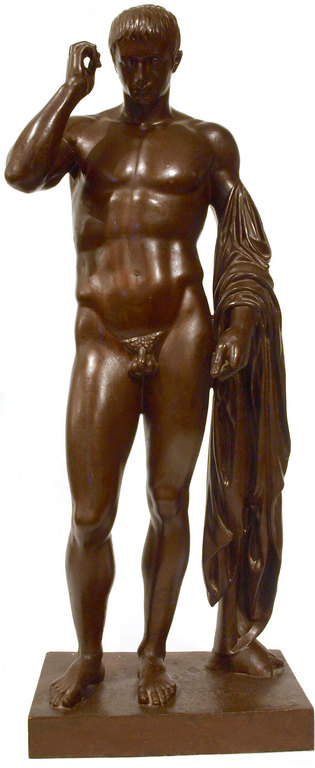Sculpture "Medieval man"