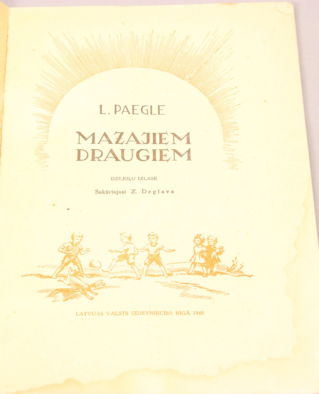 L.Paegle, Small Friends (Selection of Poems)