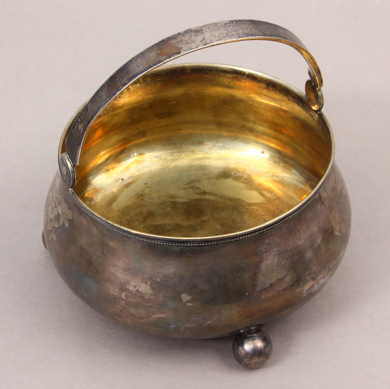 Silver sugar bowl 