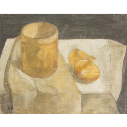 Still life with onions