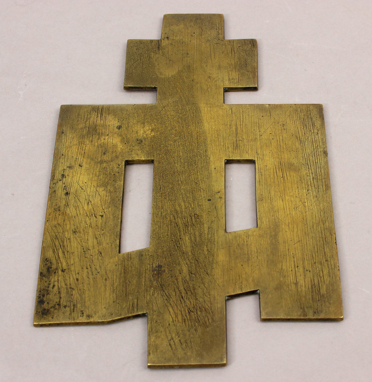 Bronze Icon / Cross with Enamels