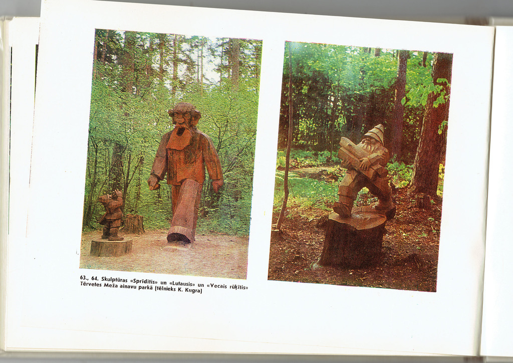 I.Dāvidsone, Dekoratīvā skulptūra Latvijas parku un dārzu ainavā