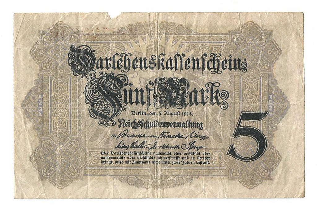 5 марок 1914