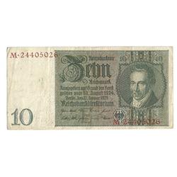 10 reiha markas 1924