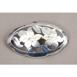 Art Nouveau серебро броши 