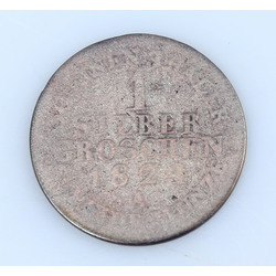 1 silber groschen 1824     