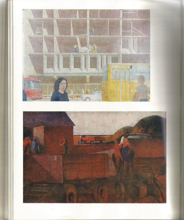 2 grāmatas - Latviešu tēlotāja māksla, Latviešu jaunākā glezniecība