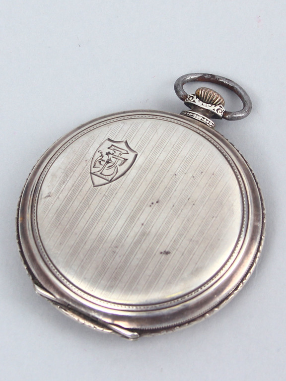 Silver pocket watch H Moser & C