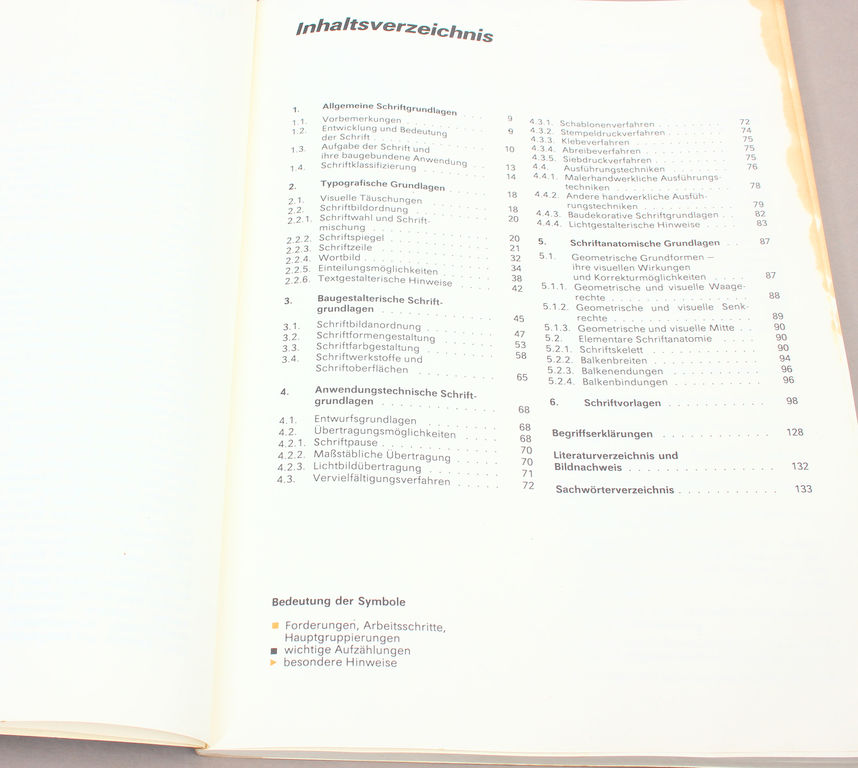 Gunter Baumgart, Schrift am Bau