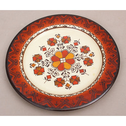 Faience plate 