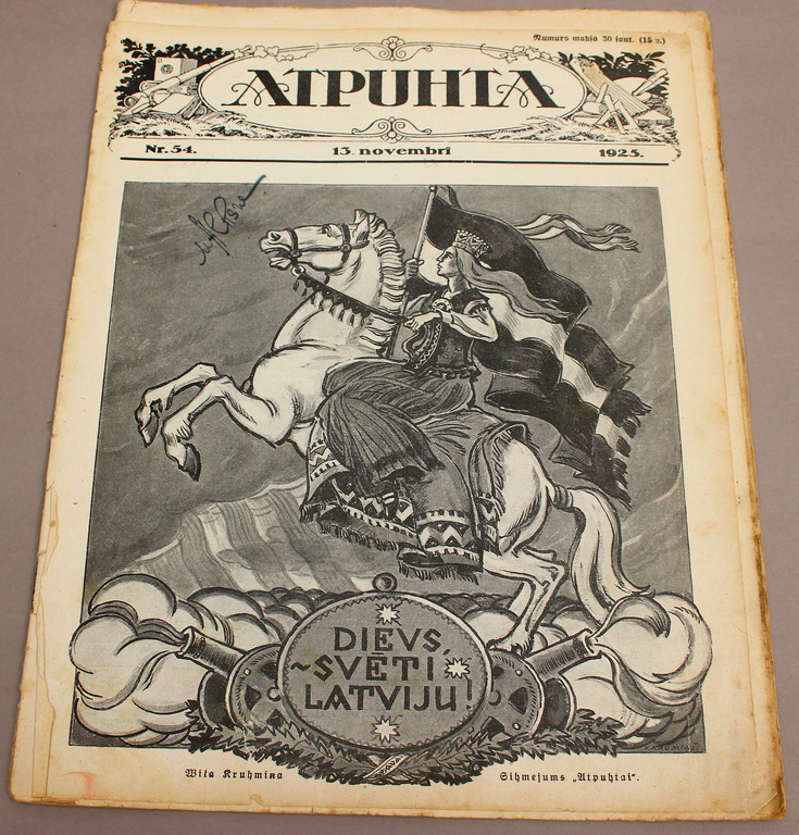 Magazine ''Atputa'' 1925 (8 pcs)