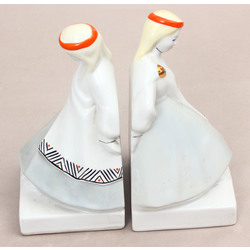 Porcelain book holders 