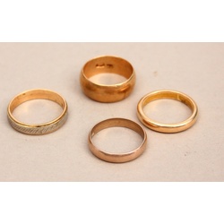 Zelta laulību gredzeni (4 gab.)