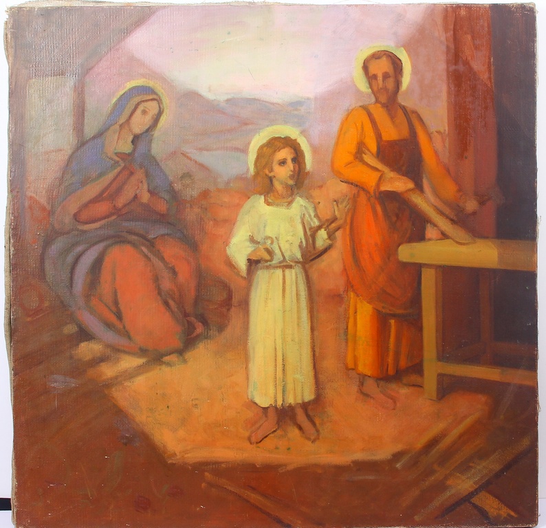 Святое семейство (Эскиз к росписи церкви св. Магдалины)