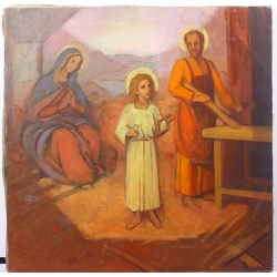 Svētā ģimene (Skice gleznai SV.Magdalēna baznīcai)