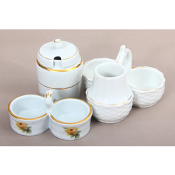 Porcelain spice container set (3 pcs.)