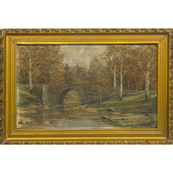 Landscape with bridge