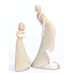 Ceramic figurines (2 pieces)