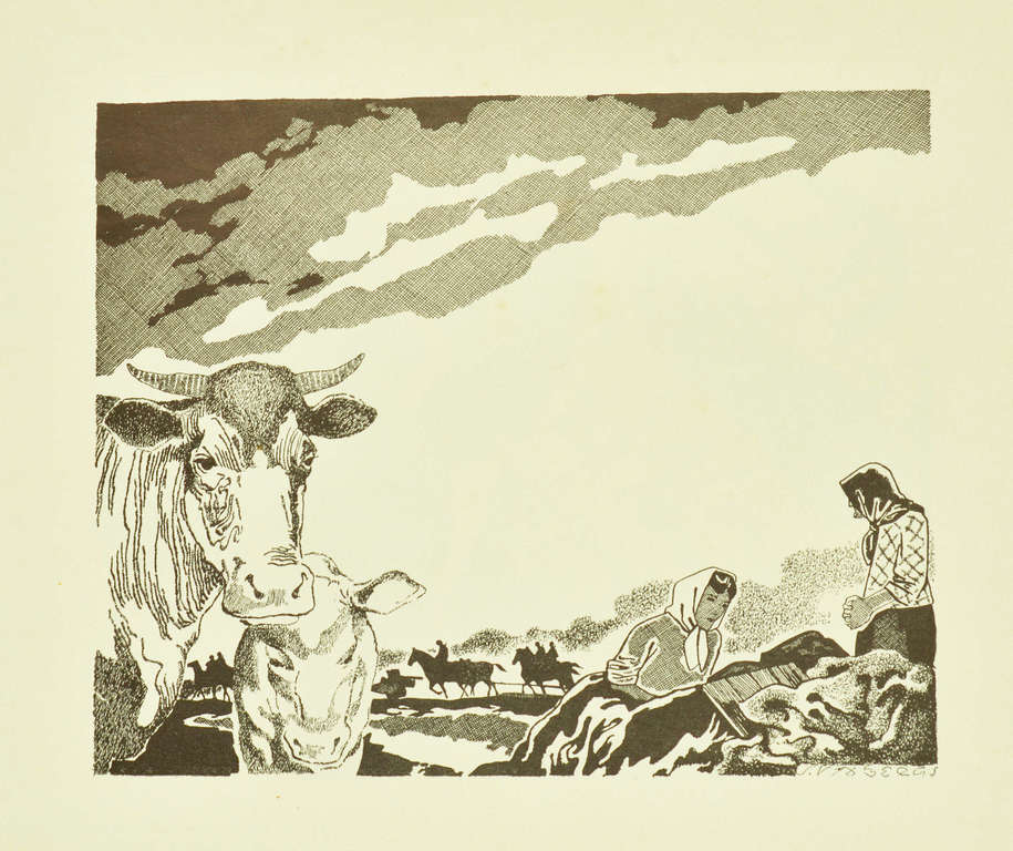 Illustrations by Sigismund Vidberg's for the  book 