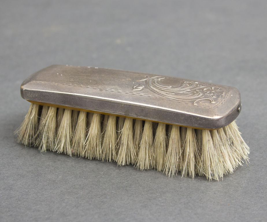 Brush with silver  finish