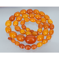 Natural Baltic amber beads necklace