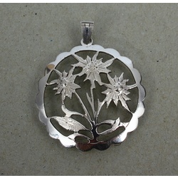 Art Nouveau silver pendant