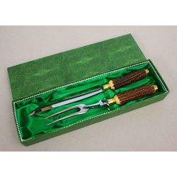 Комплект - нож и вилка в оригинальной коробке