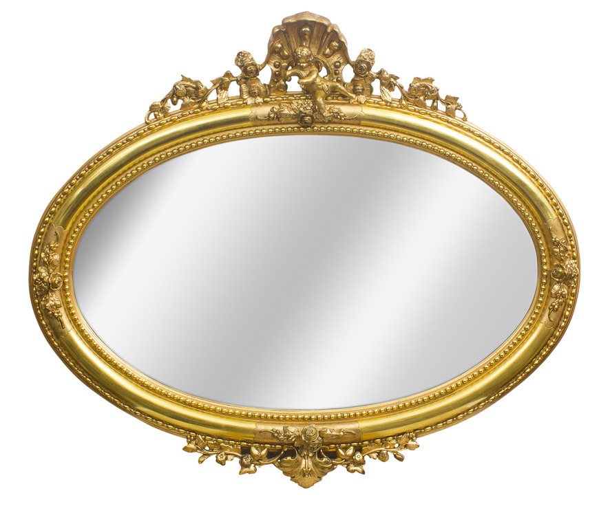 Apzeltīts spogulis