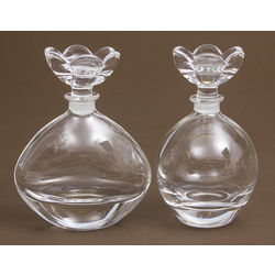 Glass perfume bottles 2 pcs