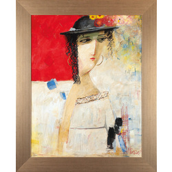 Woman in a hat