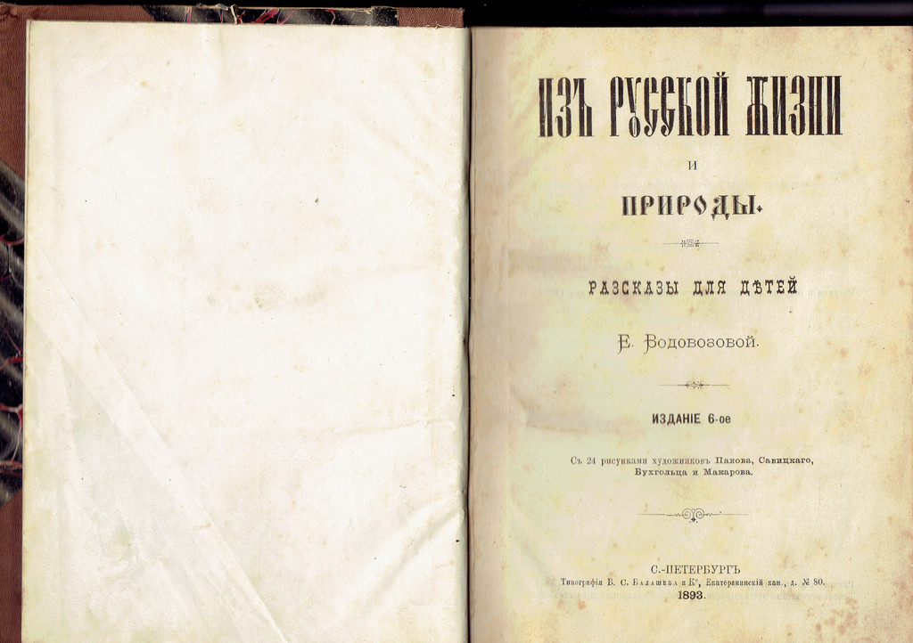 Е.  Водовозов, Из русской жизни и природы