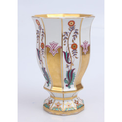 Art deco style porcelain vase