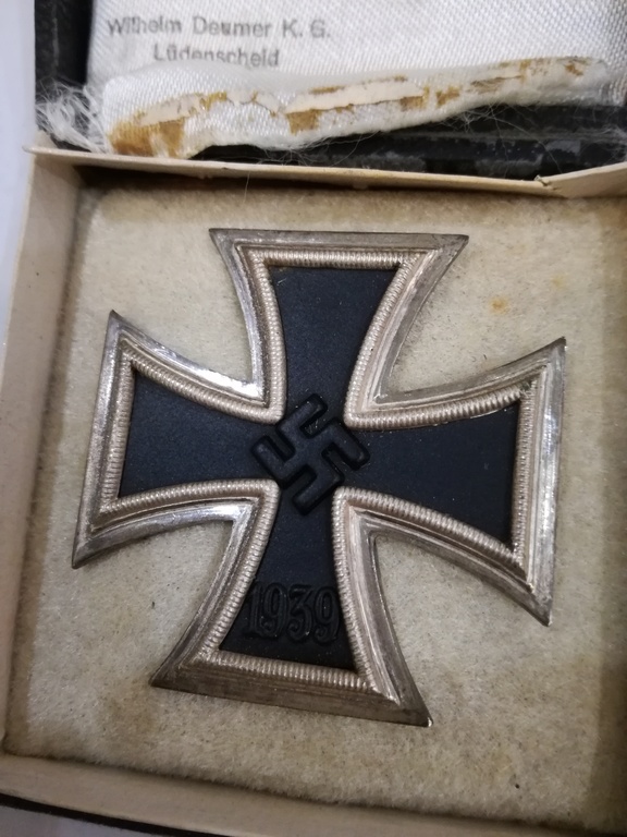 German Iron Cross. World War II Award, 1939