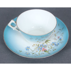 Porcelain cup with saucer 