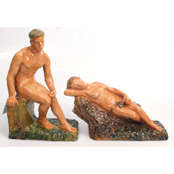 Couple of ceramic figures 