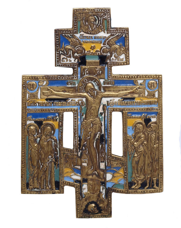Бронзовый крест икони