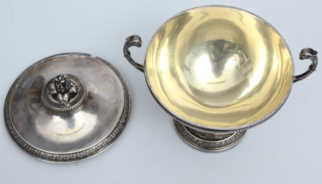 Silver sugar bowl 