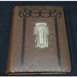 Art Nouveau photo album featuring a picture of 51 actors and other performing artists