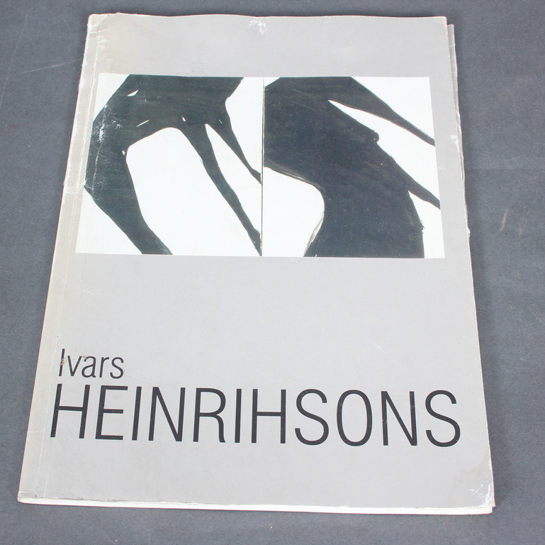 Catalog of the exhibition by Ivars Heinrihsson with the artist's autograph