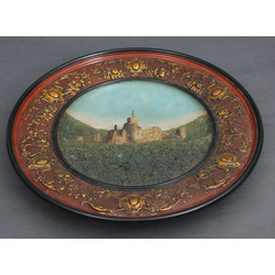 Ceramic plate with Stolzenfels castle