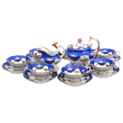 Gardner porcelain set for six persons